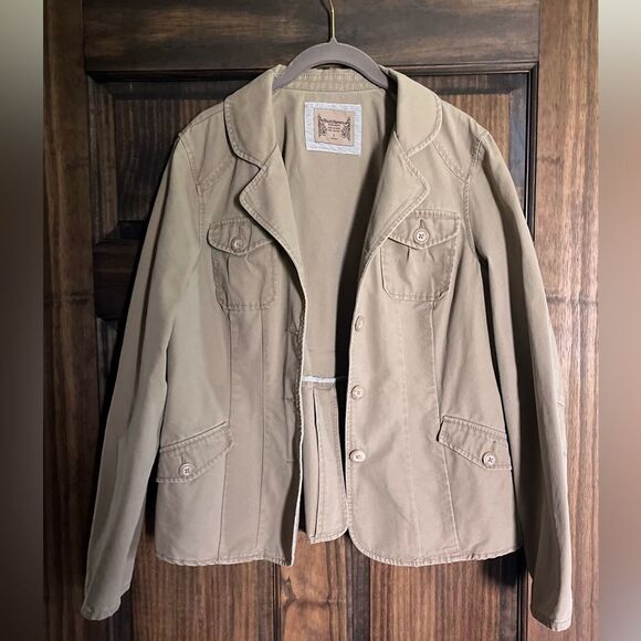 Ruff Hewn Jackets & Blazers - Ruff Hewn Jacket Women’s Size Large Tan